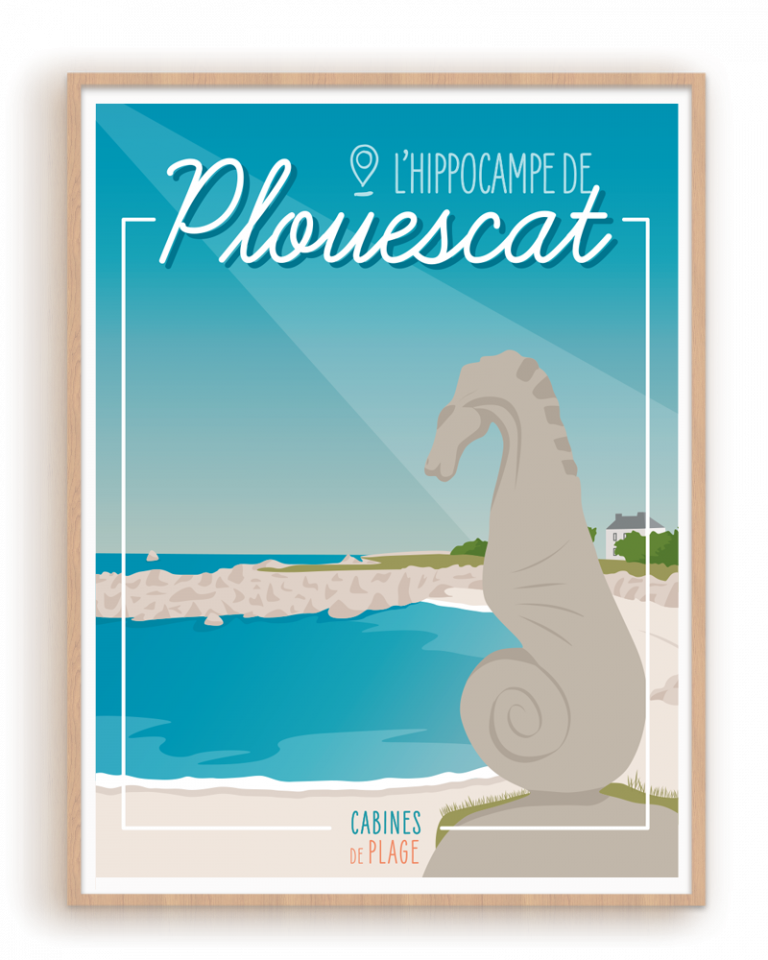 Cabines de plage - L'hippocampe de Plouescat