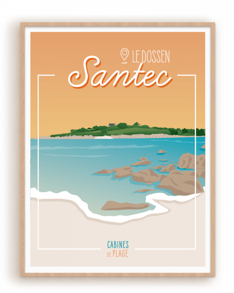 Cabines de plage - Le Dossen à Santec